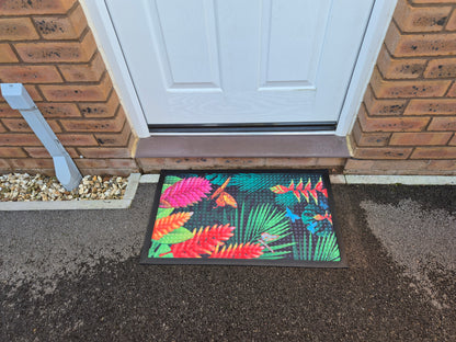 3D Embossed Doormat, 75cm x 45cm - Butterflys