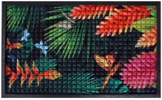 3D Embossed Doormat, 75cm x 45cm - Butterflys