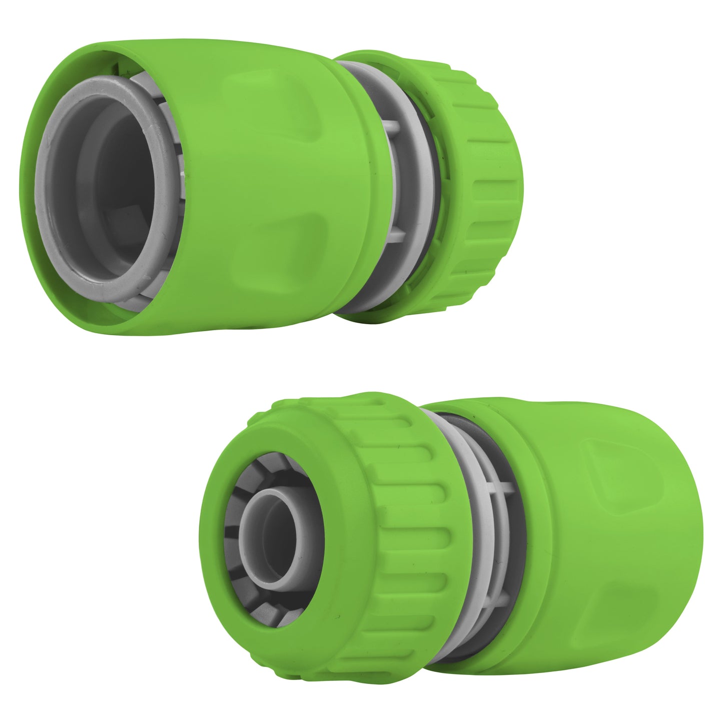 1/2" Female Hose Connector, Green & Grey