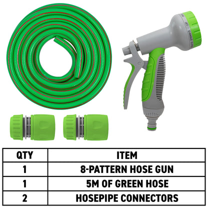 Dog Shower Wash Kit with Water Sprayer, Green