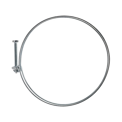 Galvanised Steel Double Wire Hose Clamps, 108mm-115mm