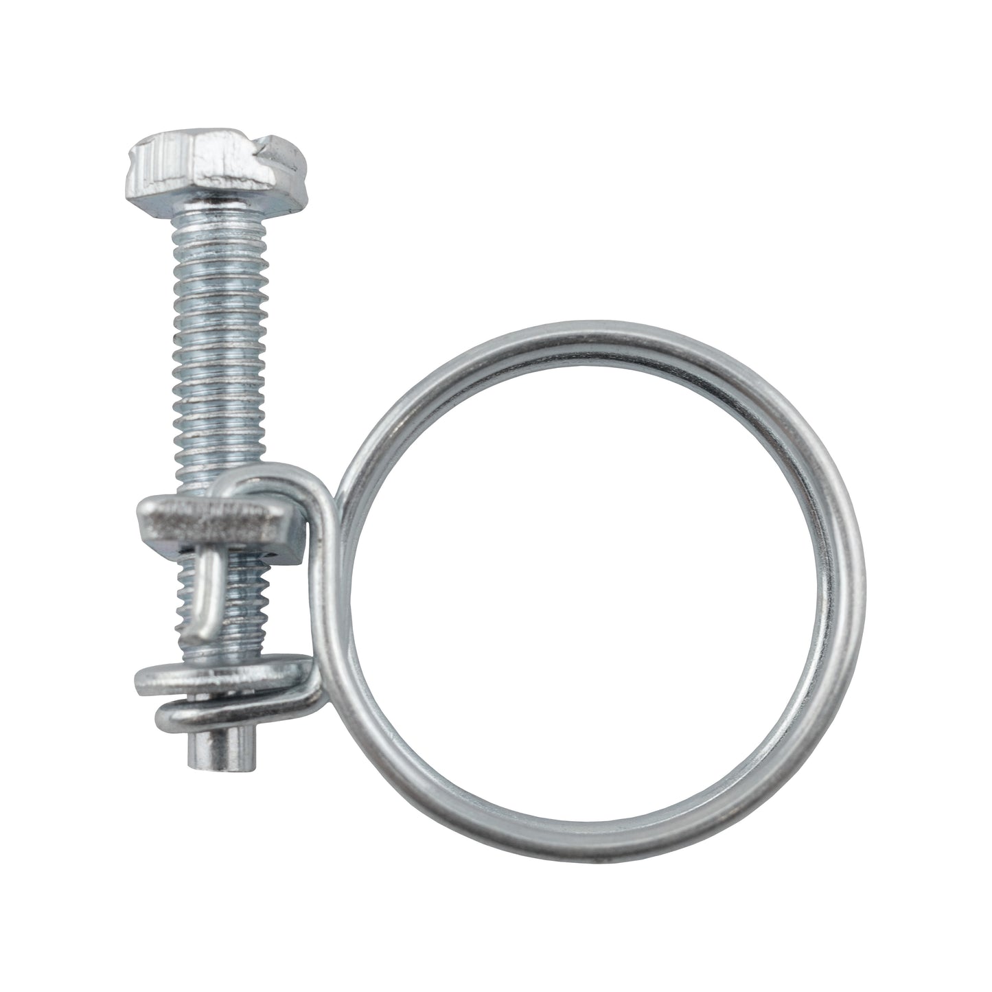Galvanised Steel Double Wire Hose Clamps, 13mm-19mm