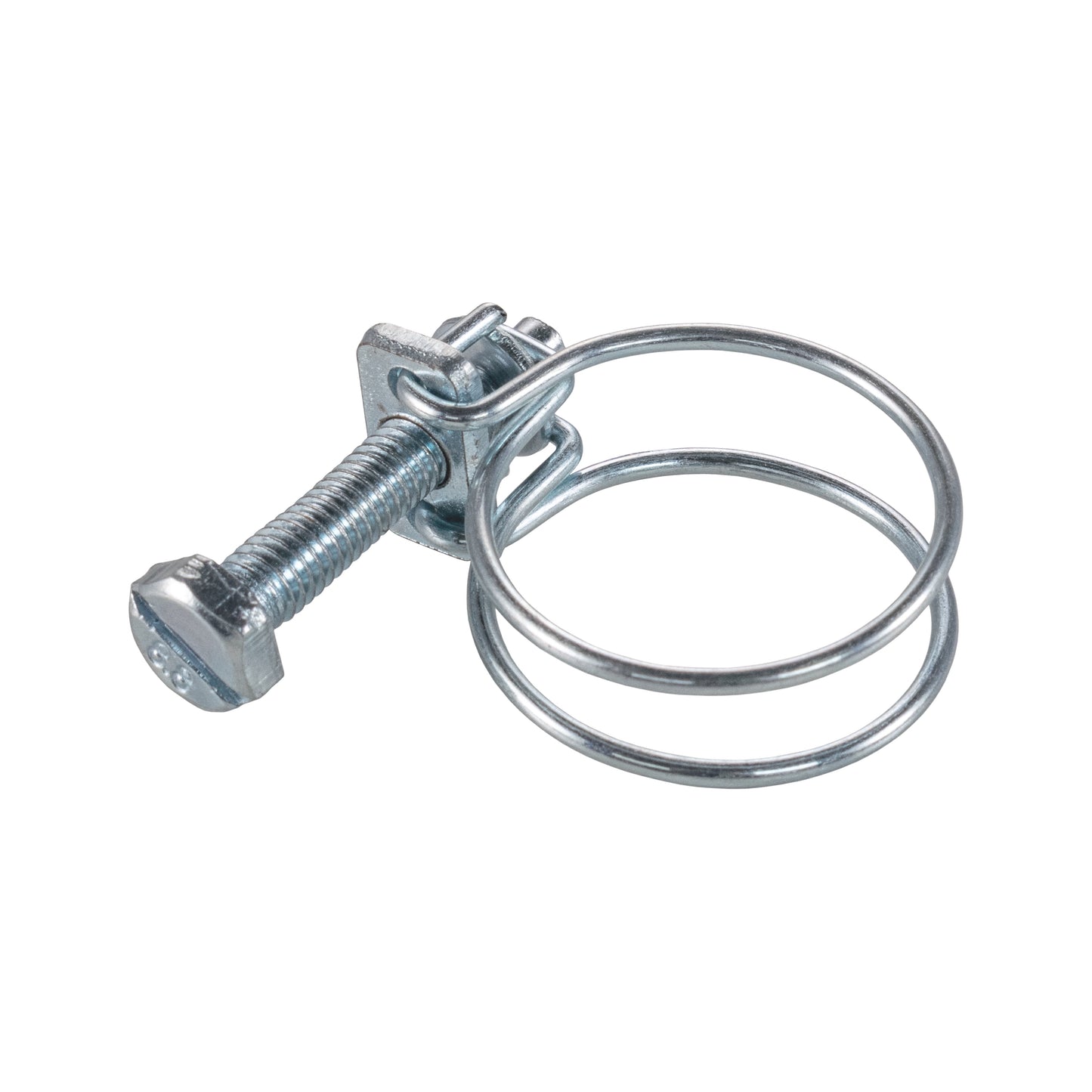 Galvanised Steel Double Wire Hose Clamps, 25mm-29mm
