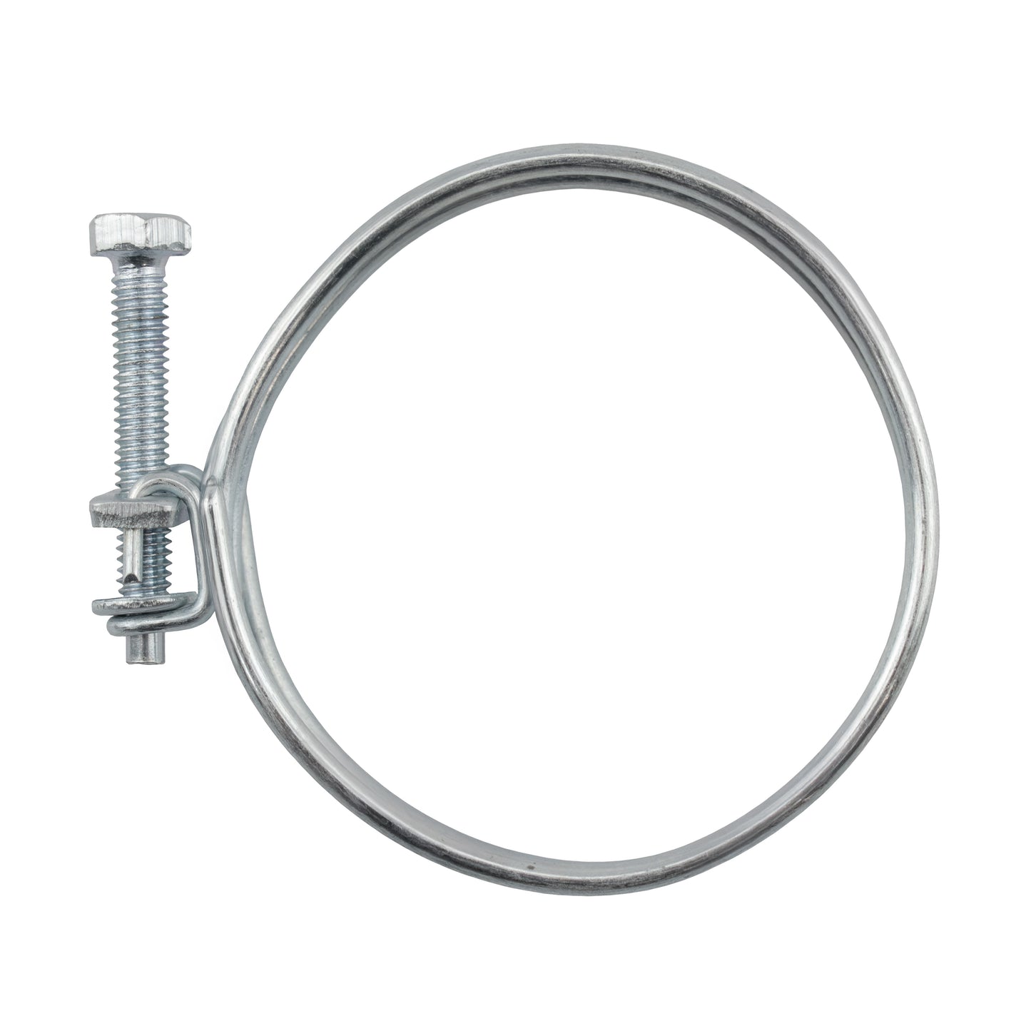 Galvanised Steel Double Wire Hose Clamps, 38mm-43mm