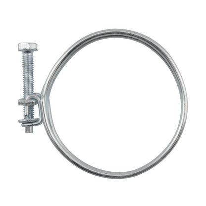 Galvanised Steel Double Wire Hose Clamps, 38mm-43mm