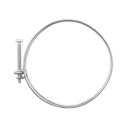 Galvanised Steel Double Wire Hose Clamps, 63mm-68mm