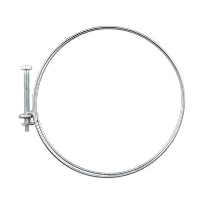 Galvanised Steel Double Wire Hose Clamps, 75mm-80mm