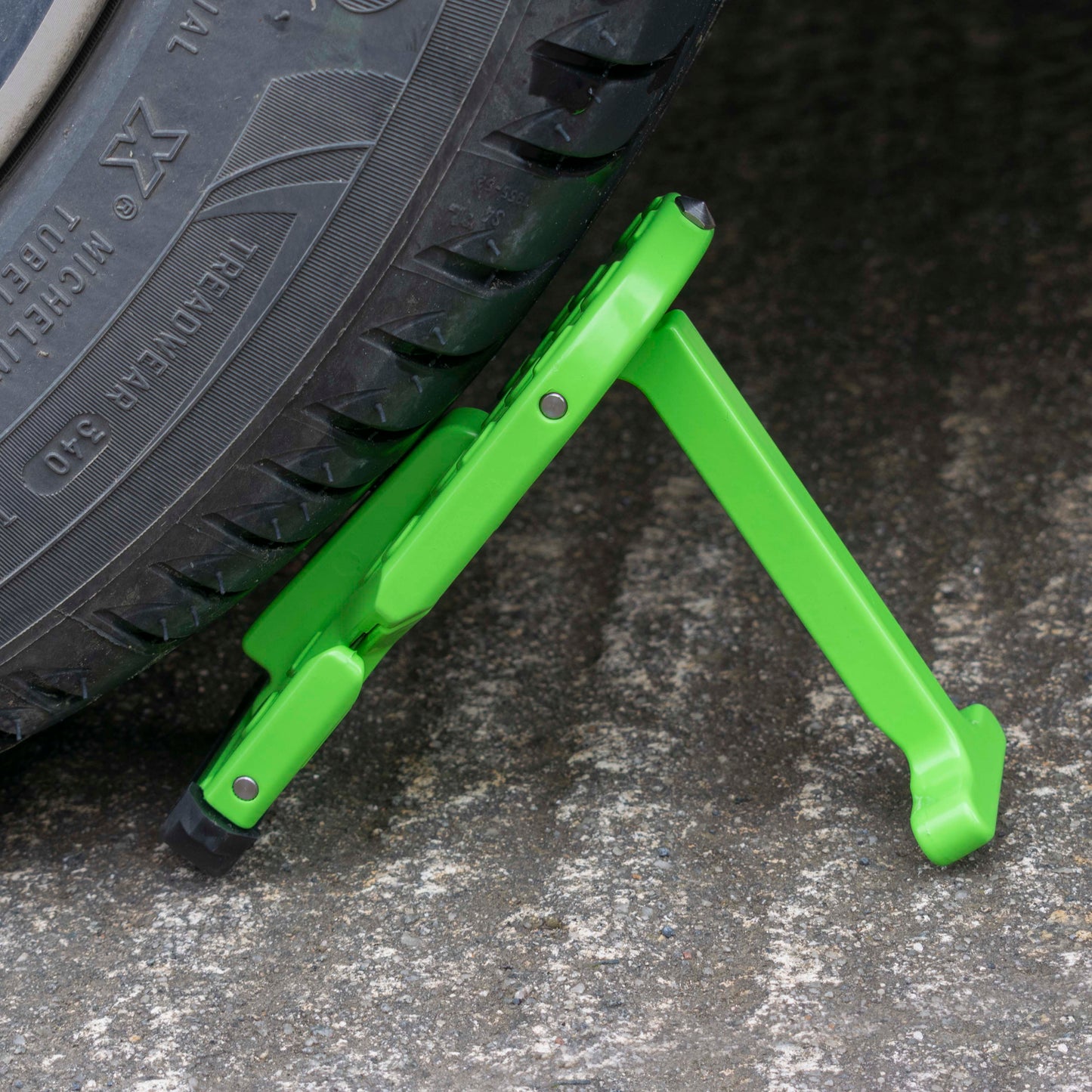 Type B Vehicle Car Door Step Up Ladder, Green