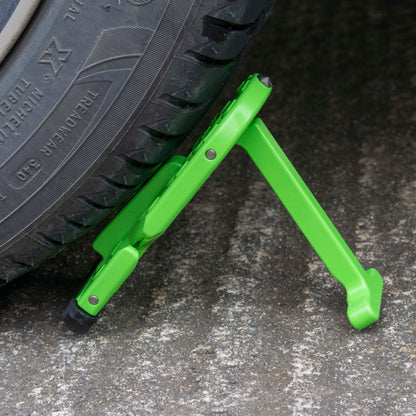 Type B Vehicle Car Door Step Up Ladder, Green