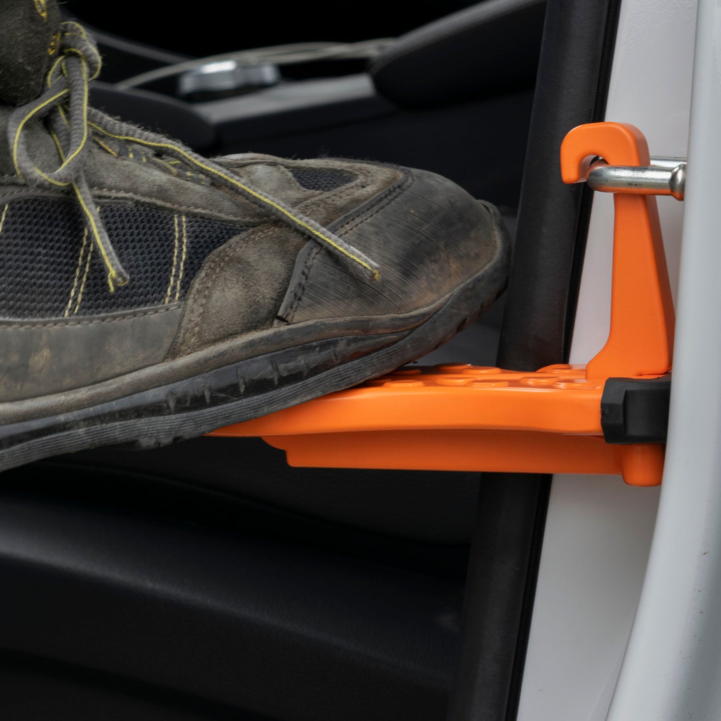 Type B Vehicle Car Door Step Up Ladder, Orange