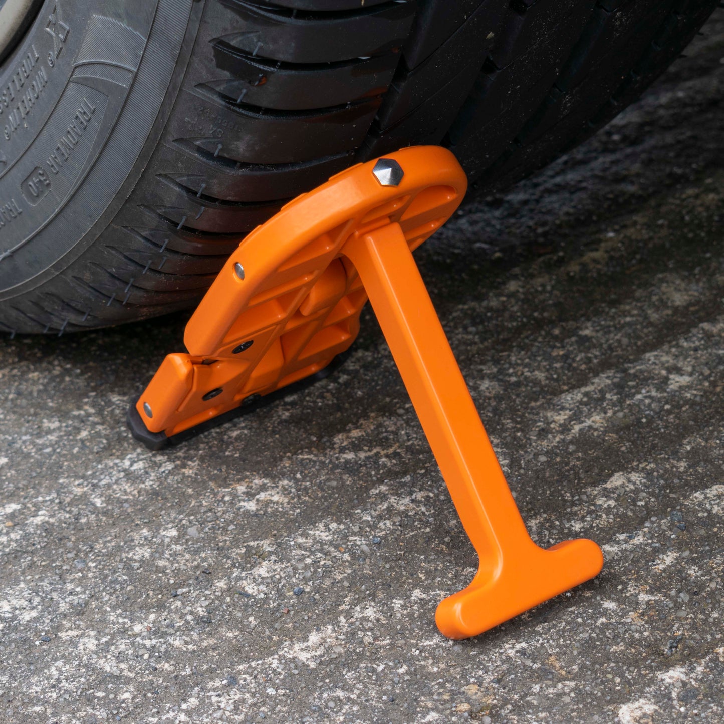 Type B Vehicle Car Door Step Up Ladder, Orange