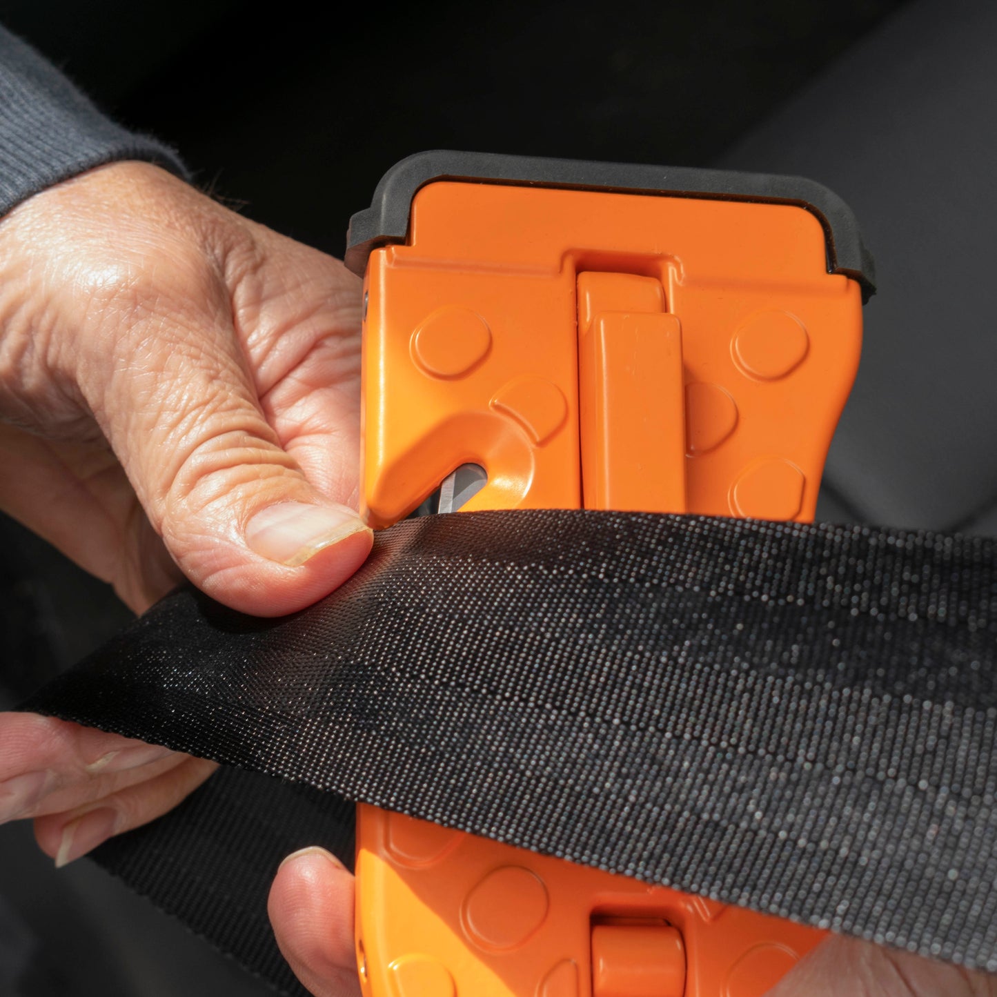 Type B Vehicle Car Door Step Up Ladder, Orange