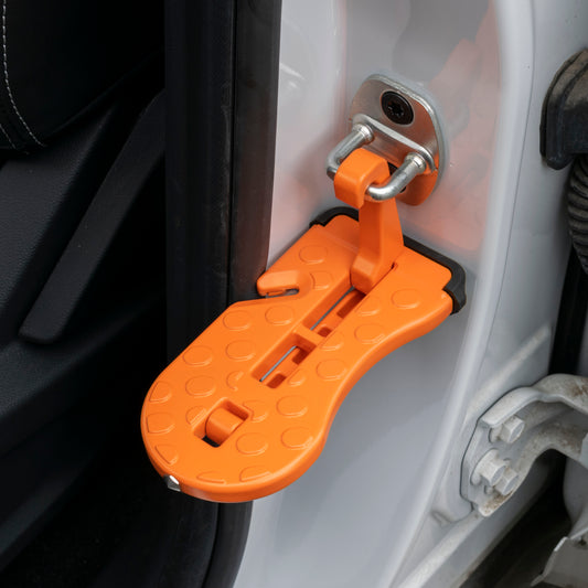 Type B Vehicle Car Door Step Up Ladder, Orange