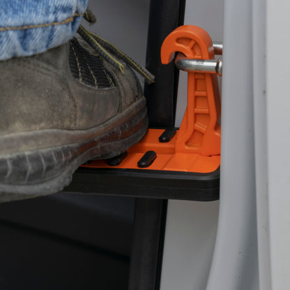 Type C Vehicle Car Door Step Up Ladder, Orange