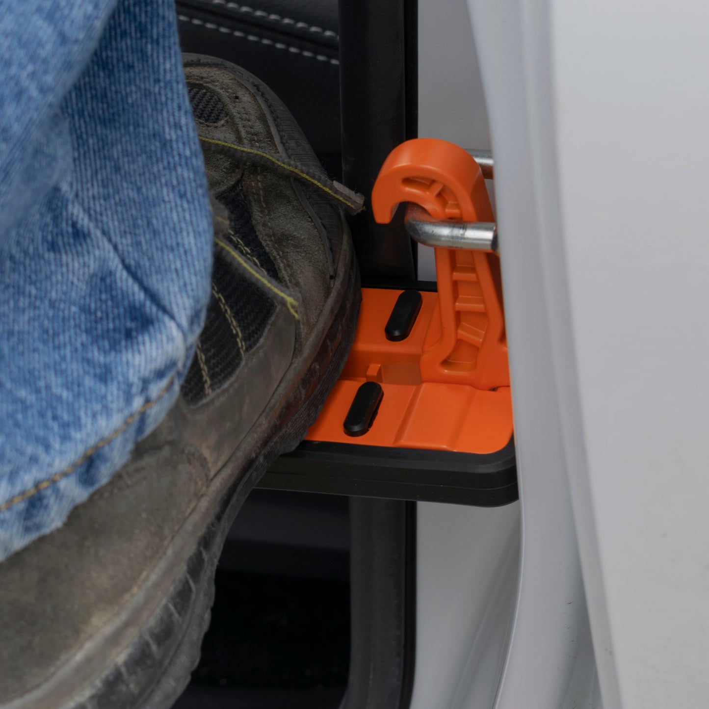Type C Vehicle Car Door Step Up Ladder, Orange