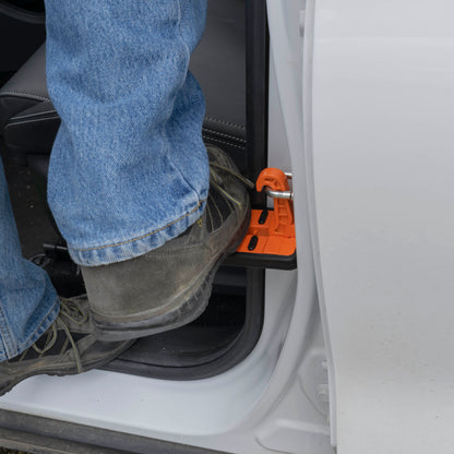 Type C Vehicle Car Door Step Up Ladder, Orange