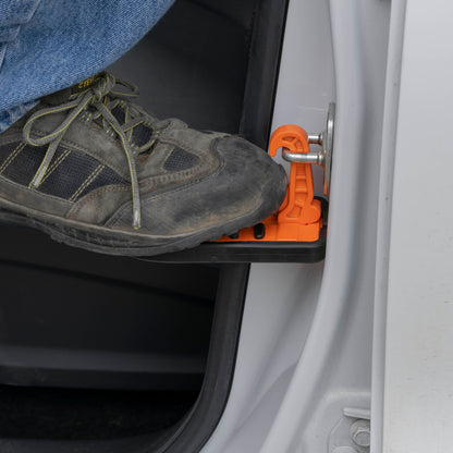 Type C Vehicle Car Door Step Up Ladder, Orange