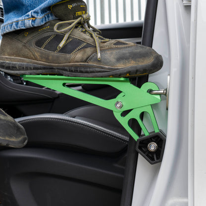 Type D Vehicle Car Door Step Up Ladder, Green