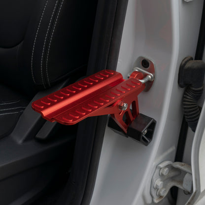 Type D Vehicle Car Door Step Up Ladder, Red