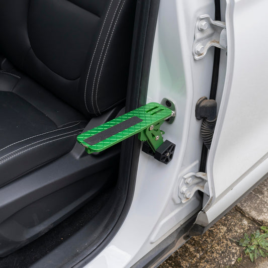 Type E Vehicle Car Door Step Up Ladder, Green