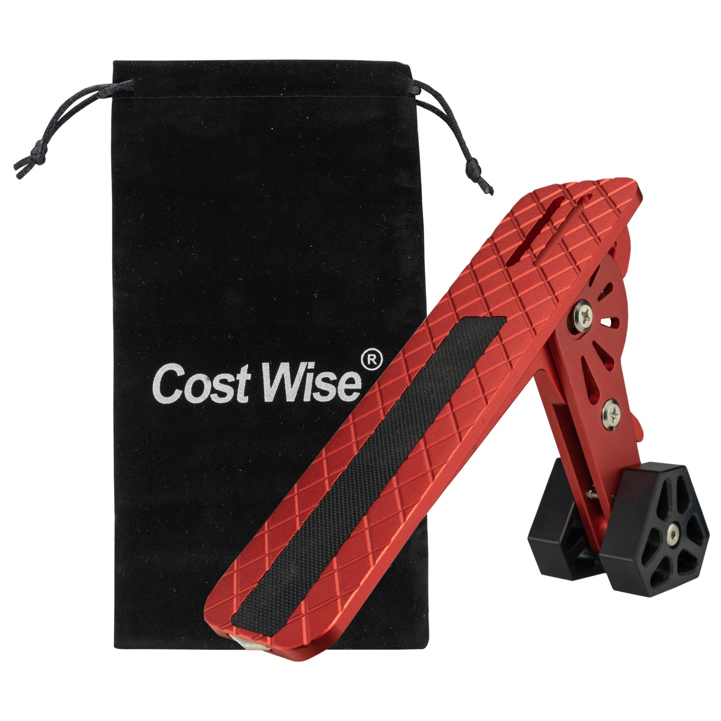 Type E Vehicle Car Door Step Up Ladder, Red