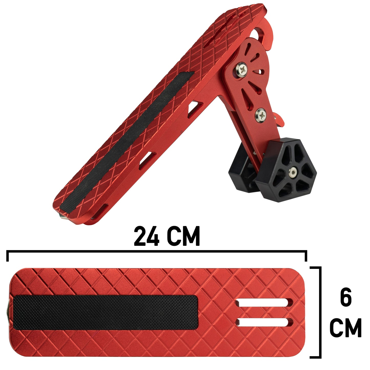 Type E Vehicle Car Door Step Up Ladder, Red