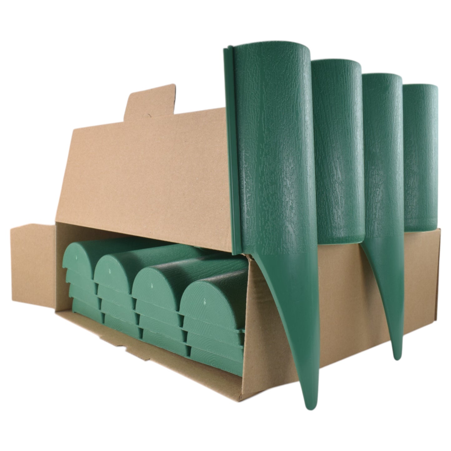 Green Wood Effect Palisade Lawn Edging, 2.5m