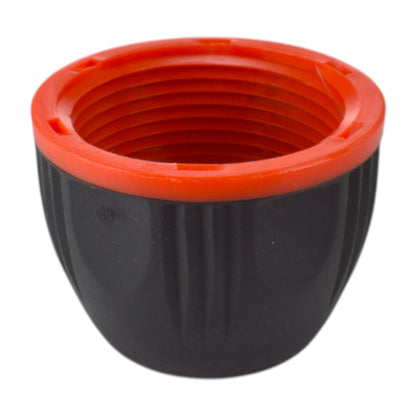 1/2" & 3/4" Female Hose Connector - Lockable Design, Black