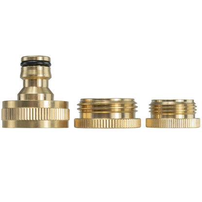 Female Tap Connector – 3/4” & 1/2” BSPF, Brass