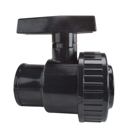 Polypropylene Single Union Female Ball Valve, 1.25"