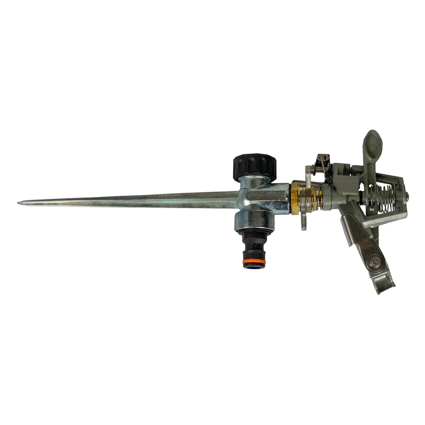 Metal Pulsating Lawn Sprinkler with Metal Spike
