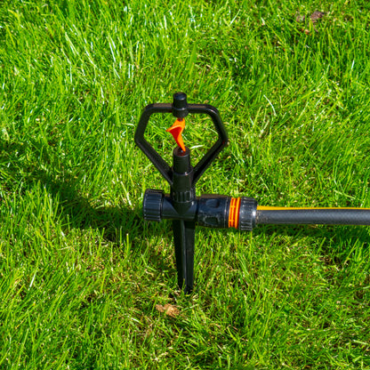 Rotary Butterfly Lawn Sprinkler on Spike, Eco line