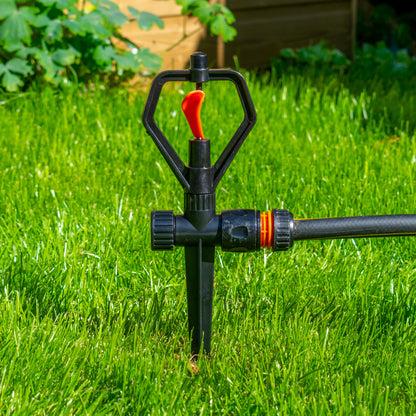 Rotary Butterfly Lawn Sprinkler on Spike, Eco line