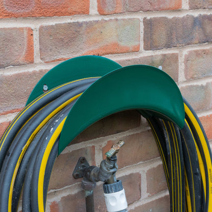 Green Metal Hose Hanger