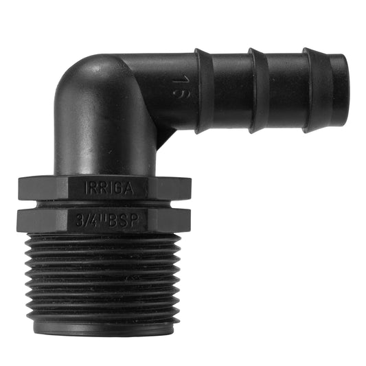 1/2" Irrigation Pipe Elbow with 3/4" BSPM Thread
