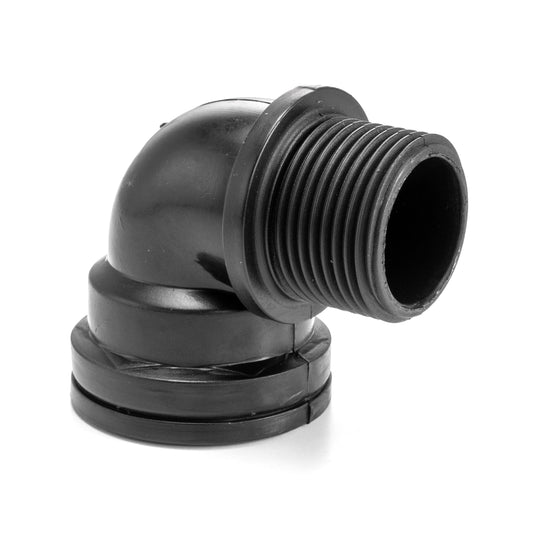 Polypropylene Male to Female BSP Threaded Elbow, 1"