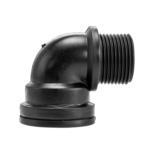 Polypropylene Male to Female BSP Threaded Elbow, 1.25"