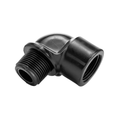 Polypropylene Male to Female BSP Threaded Elbow, 3/4"