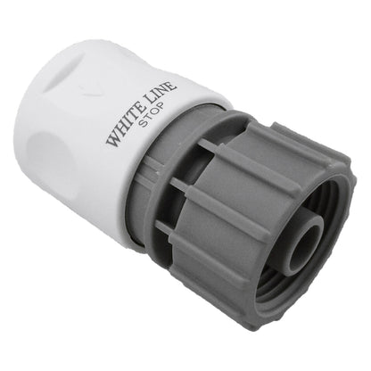 Female Hose Connector with 3/4" BSPF Thread, Grey