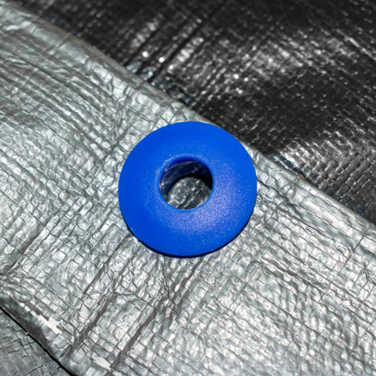 Repacement Tarpaulin Eyelets, Blue Pack of 10