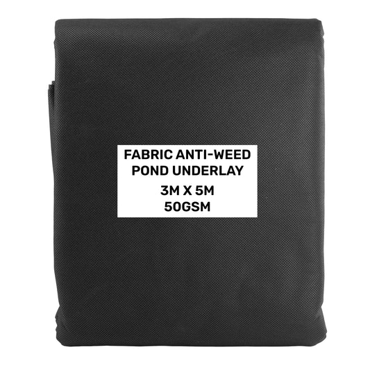 3m x 5m Fabric Pond Liner Underlay, 50 GSM