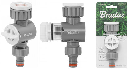 Bradas Garden Tap Filter, Grey
