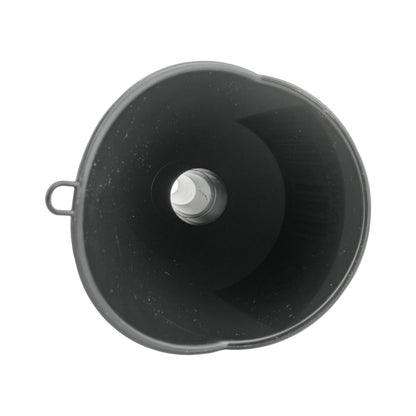 Small Vehicle Funnel with Angled Mouth, Black
