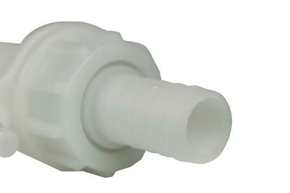 White Fuel Dispensing Nozzle for 1" Hose with 25mm Outlet