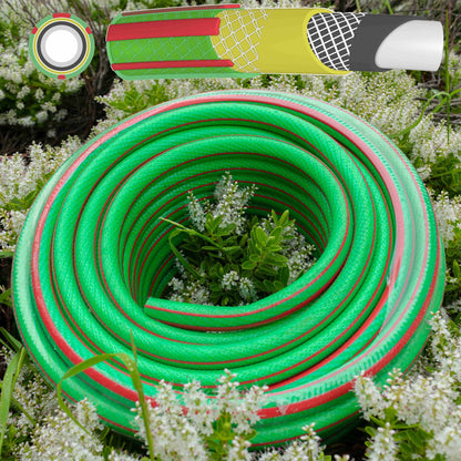 1/2" Green Premium Garden Hose Pipe, 6-Layer