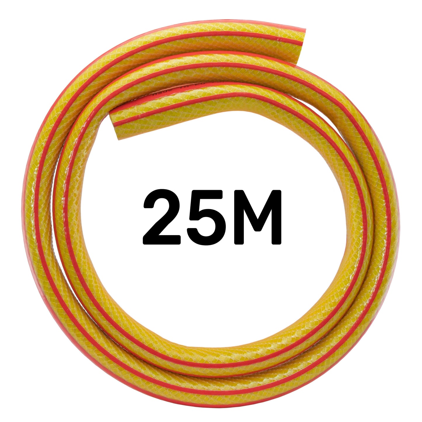 3/4" Yellow Premium Garden Hose Pipe, 6-Layer