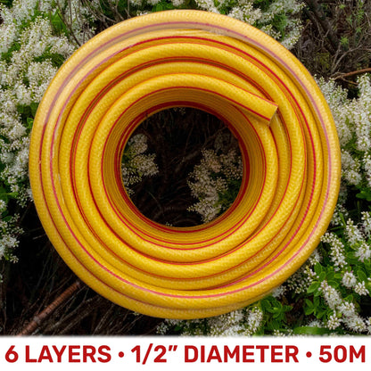 Premium Garden Hose Connection Set, Yellow