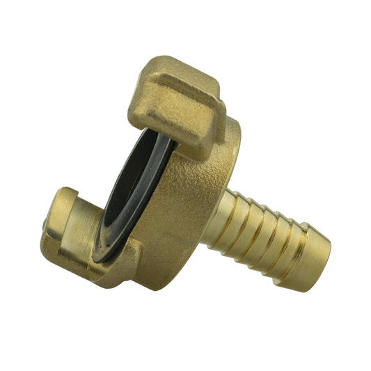 Brass GEKA Style Claw Hosetail Connector, 3/8"