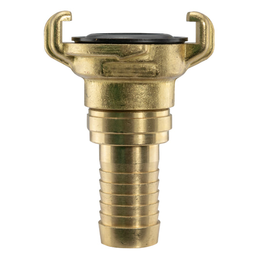 Brass GEKA Style Claw Swivel Hosetail Connector, 3/4"