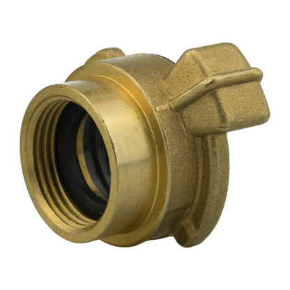 Brass GEKA Style Claw Hose Connector, 3/4" BSPF
